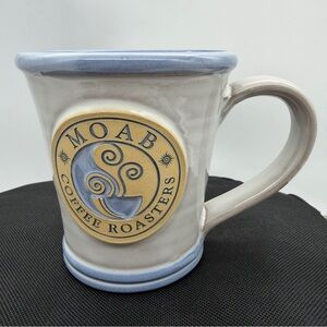 Deneen Pottery Moab Coffee Roasters Mug Handmade USA 2015 Stoneware 8oz